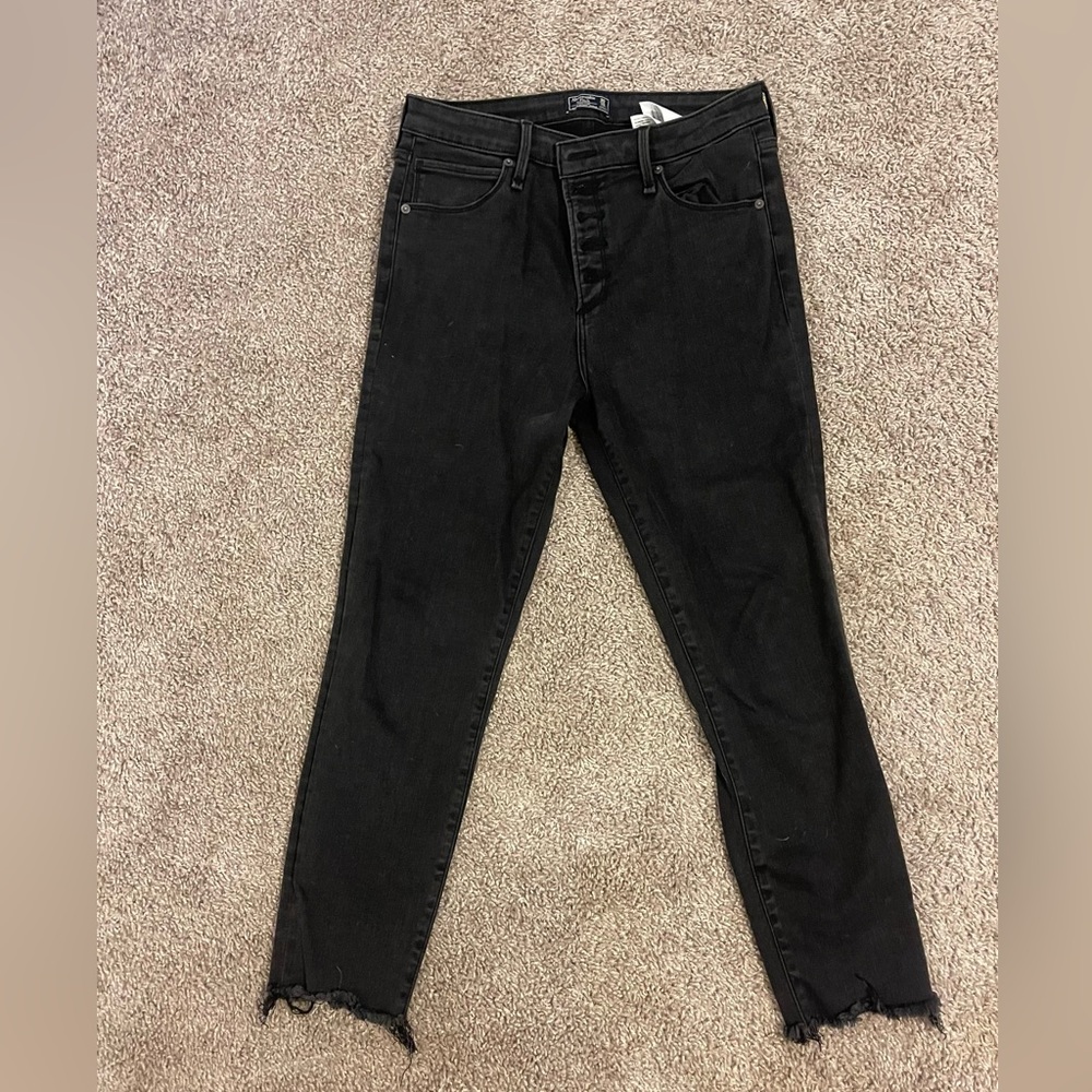 Abercrombie & Fitch High Rise Super Skinny Ankle Jeans Size 10S